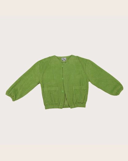 Studio Koter 100%有機棉SENNA燈芯絨外套 - Meadow Green 4Y~9Y
