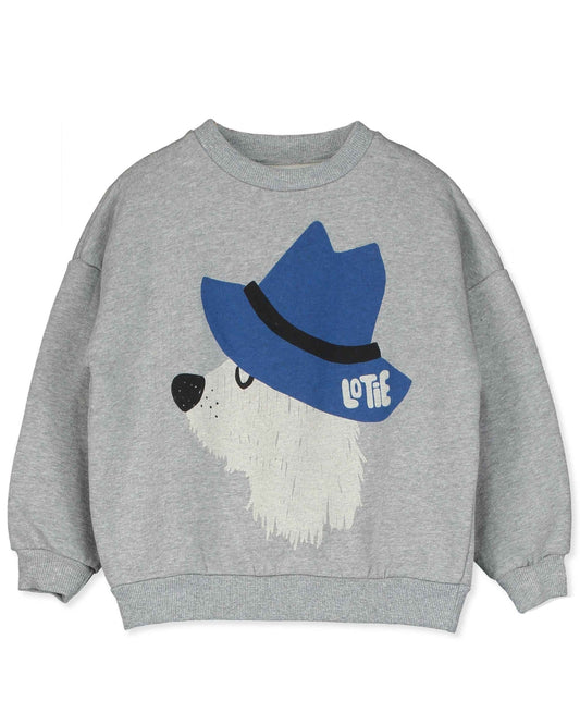 (現貨)Lotiekids 100%有機棉CHILL DOG 大學T 2Y~11Y