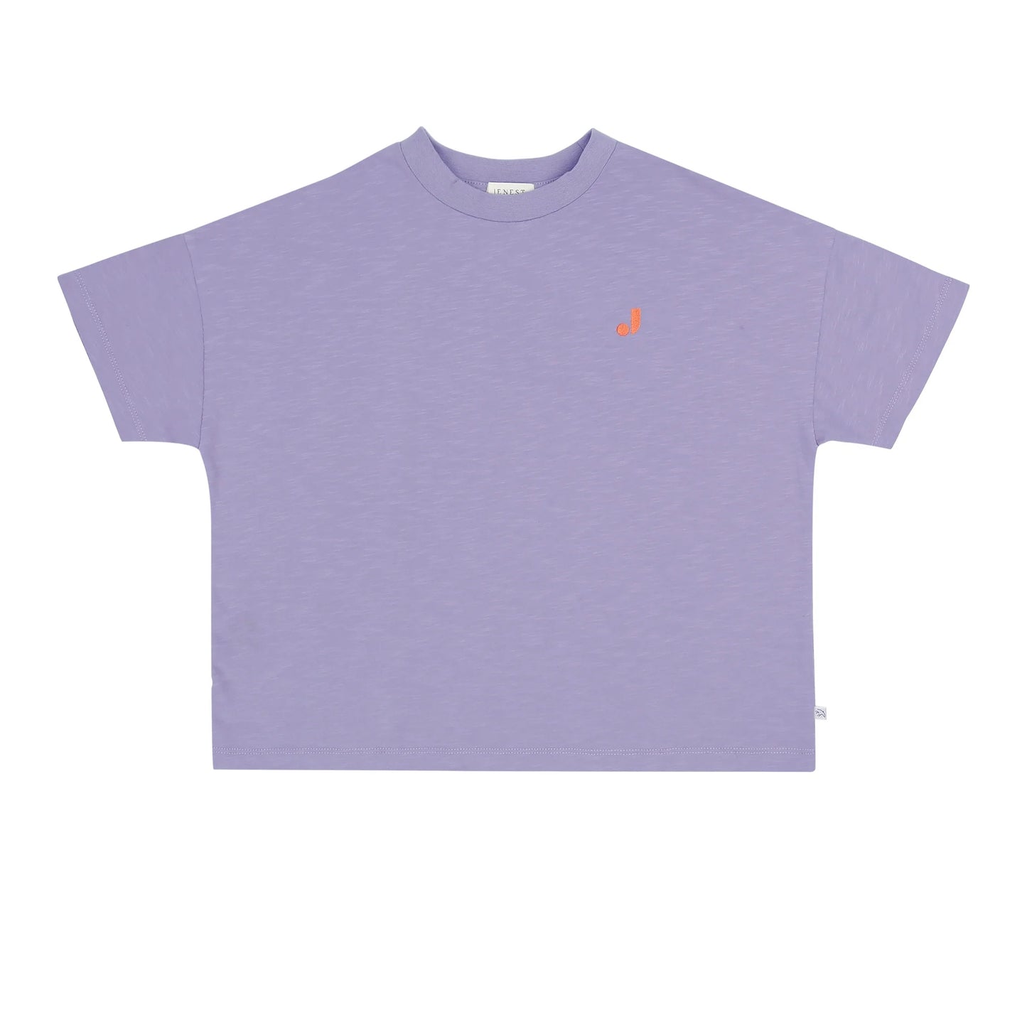 Jenest 100%有機竹節棉寬版短袖T-shirt -Purple ❘ 現貨尺寸: 3Y~8Y