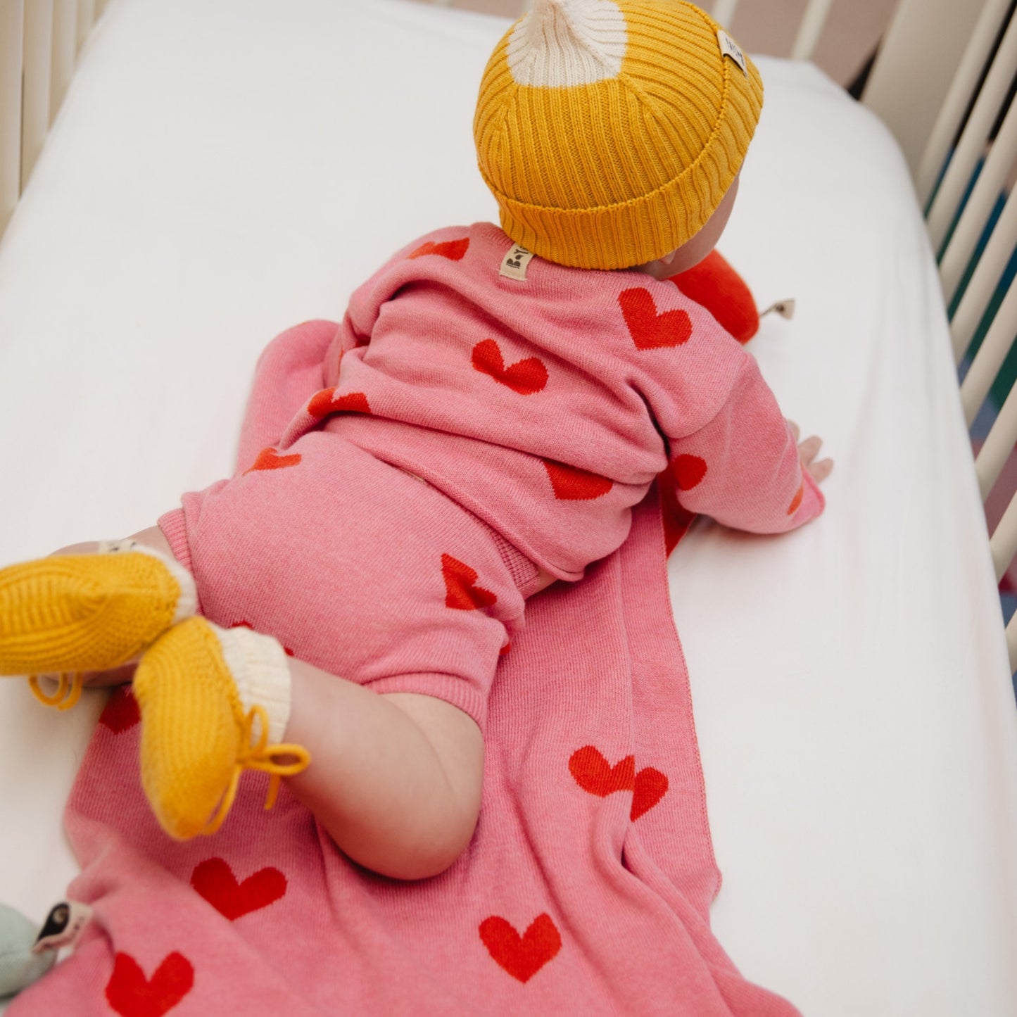 Bayiri 100%有機棉經典蓋毯 Pink Lovely