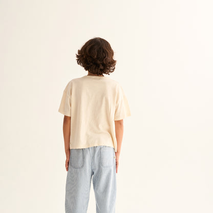 Cozmo 100%竹節棉短袖T-shirt - Lemon Pie ❘ 現貨尺寸: 3Y~8Y