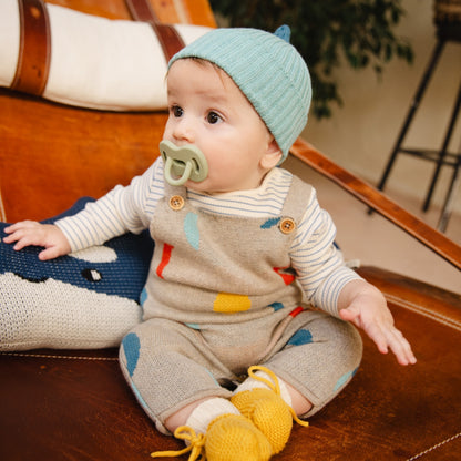 Bayiri 100%有機棉月亮吊帶褲 12M & 2Y