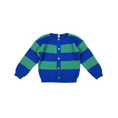Bayiri 100%有機棉針織外套- Green ❘ 現貨尺寸: 12M~4Y