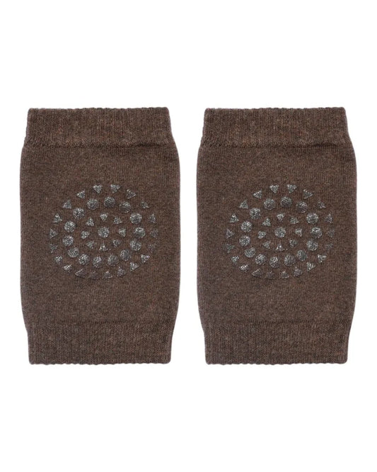 丹麥GoBabyGo 毛圈棉爬行護膝 - Chocolate