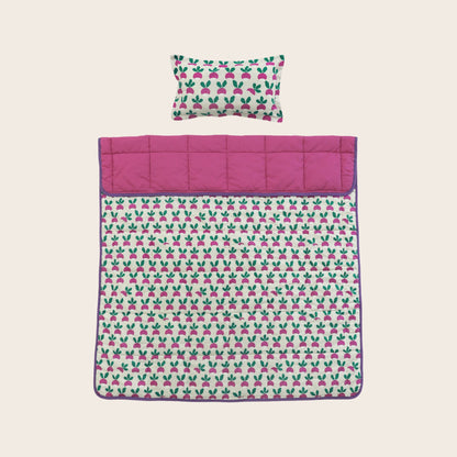 (現貨)Tiny Cosmo 100%純棉水洗棉被-Vegie 單人被