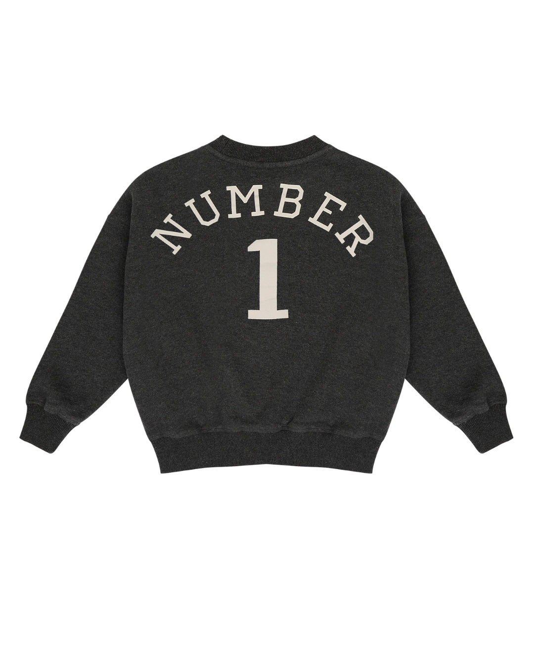 Jenest 100%有機棉 NO.1 SWEATER 深灰 5Y~10Y