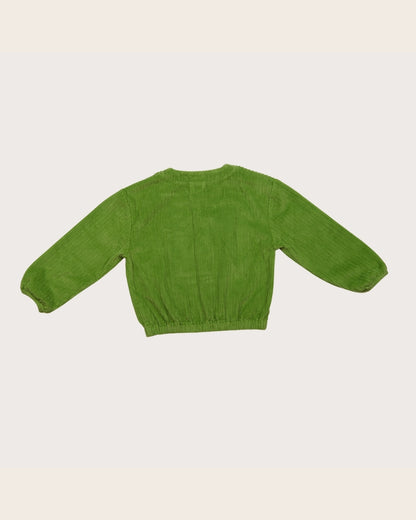 Studio Koter 100%有機棉SENNA燈芯絨外套 - Meadow Green 4Y~9Y