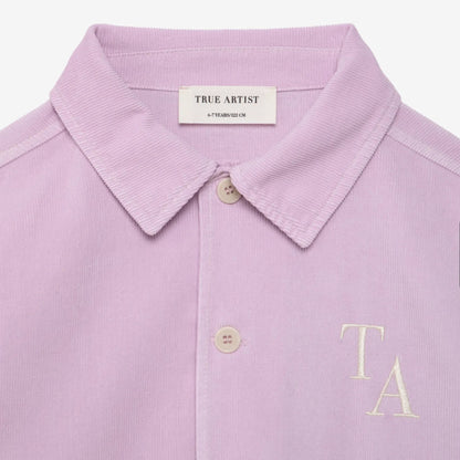 True Artist 100%純棉燈芯絨襯衫外套 Pink Blush 4Y~9Y