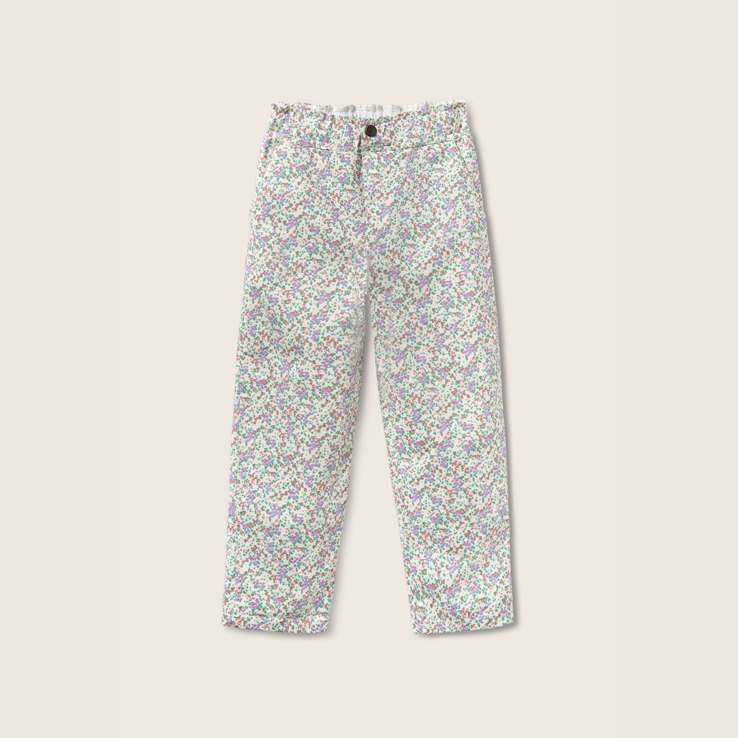 Cozmo 天絲&棉混紡小花長褲 ❘ 現貨尺寸: 3Y~6Y