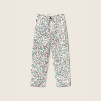 Cozmo 天絲&棉混紡小花長褲 ❘ 現貨尺寸: 3Y~6Y