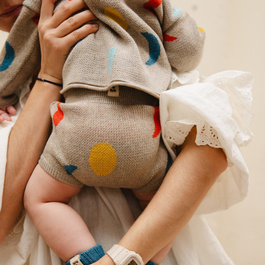 Bayiri 100%有機棉月亮包屁褲/屁屁褲/燈籠褲 1-3Y (單一尺寸)