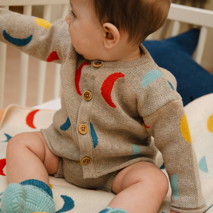 Bayiri 100%有機棉月亮小外套 12M~3Y