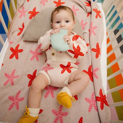 Bayiri 100%有機棉經典蓋毯 STARFISH DANCE