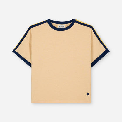 We are kids 100%有機棉短袖T-shirt SAND  ❘ 現貨尺寸: 2Y~9Y