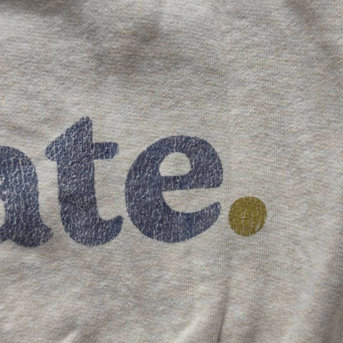 Jenest 100%有機棉連帽長袖上衣 - Beige Melange  ❘ 現貨尺寸: 3Y-8Y