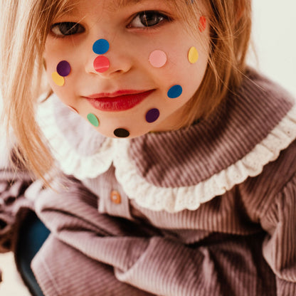 Les Petites Choses 純棉燈芯絨法式洋裝 - Mauve 4Y & 6Y