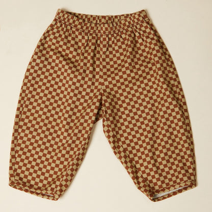 Claude & Co. 100%有機棉棋盤格紋長褲  2Y~6Y