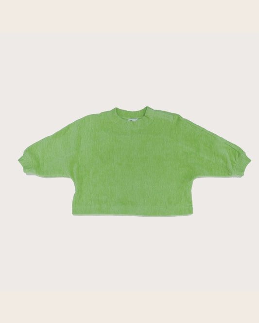 Studio Koter 100%有機棉Riverson 大學T - Meadow Green 4Y~9Y