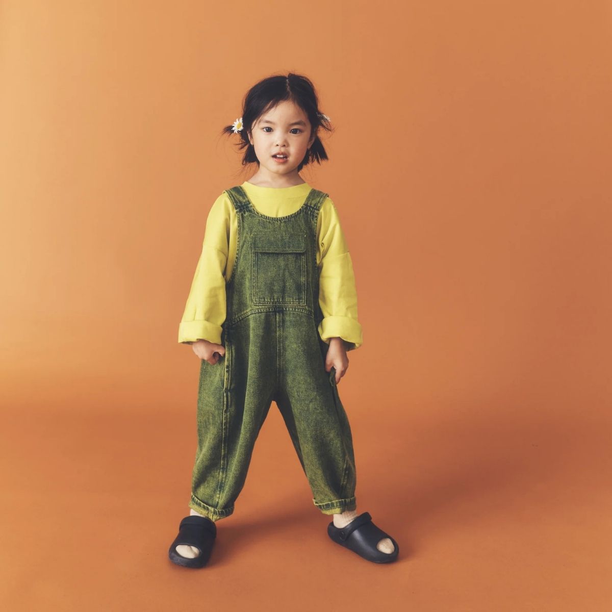 Studio Koter 100%有機棉 Rory 長袖上衣 - apple green  ❘ 現貨尺寸: 2Y~9Y