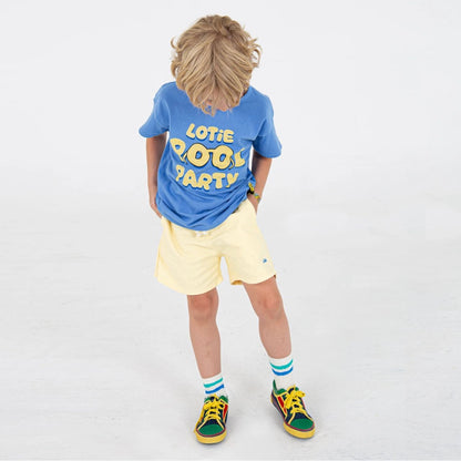 Lotiekids 100% 有機棉LOTIE POOL PARTY 短袖 T-shirt ❘ 現貨尺寸:2Y~9Y