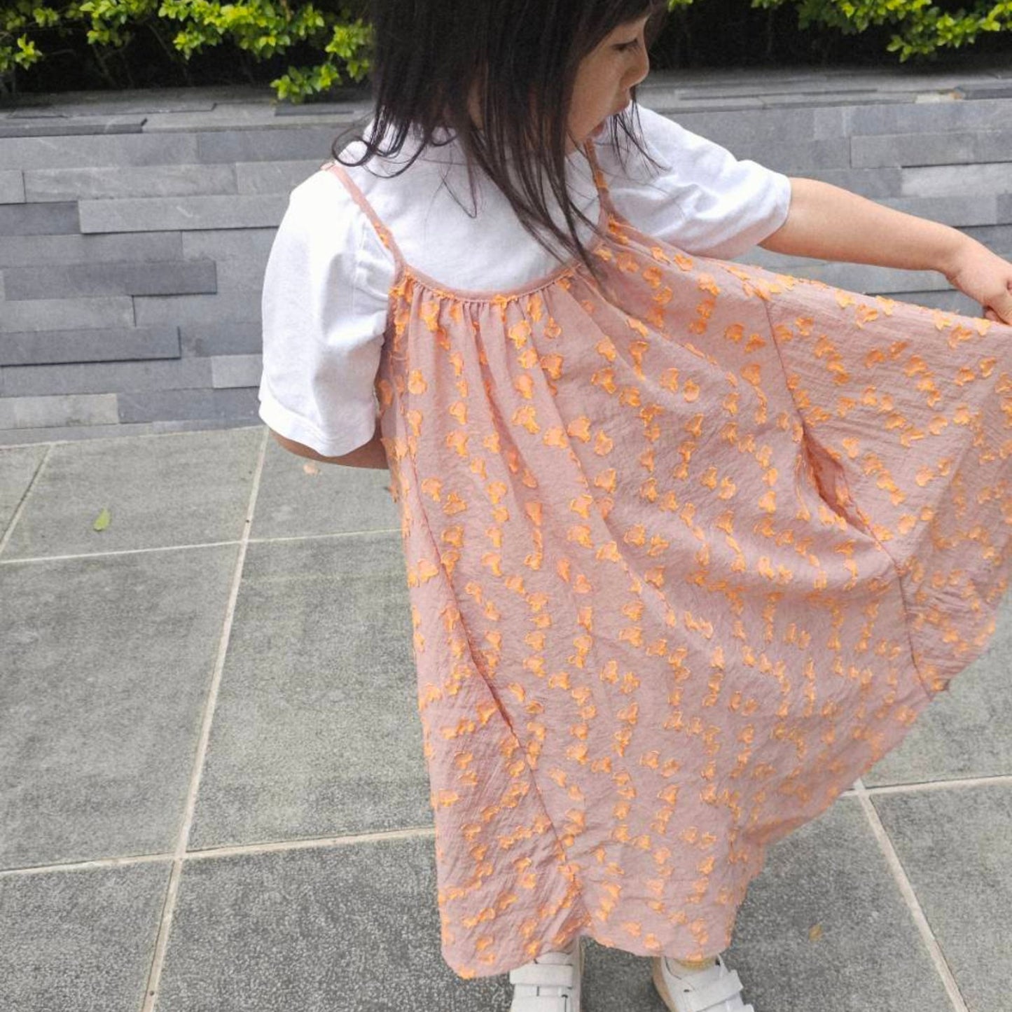 Studio Koter CLEO 立體點點透膚 A Line 洋裝/連身裙  ❘ 現貨尺寸: 2-3Y & 4-5Y (各最後一件)