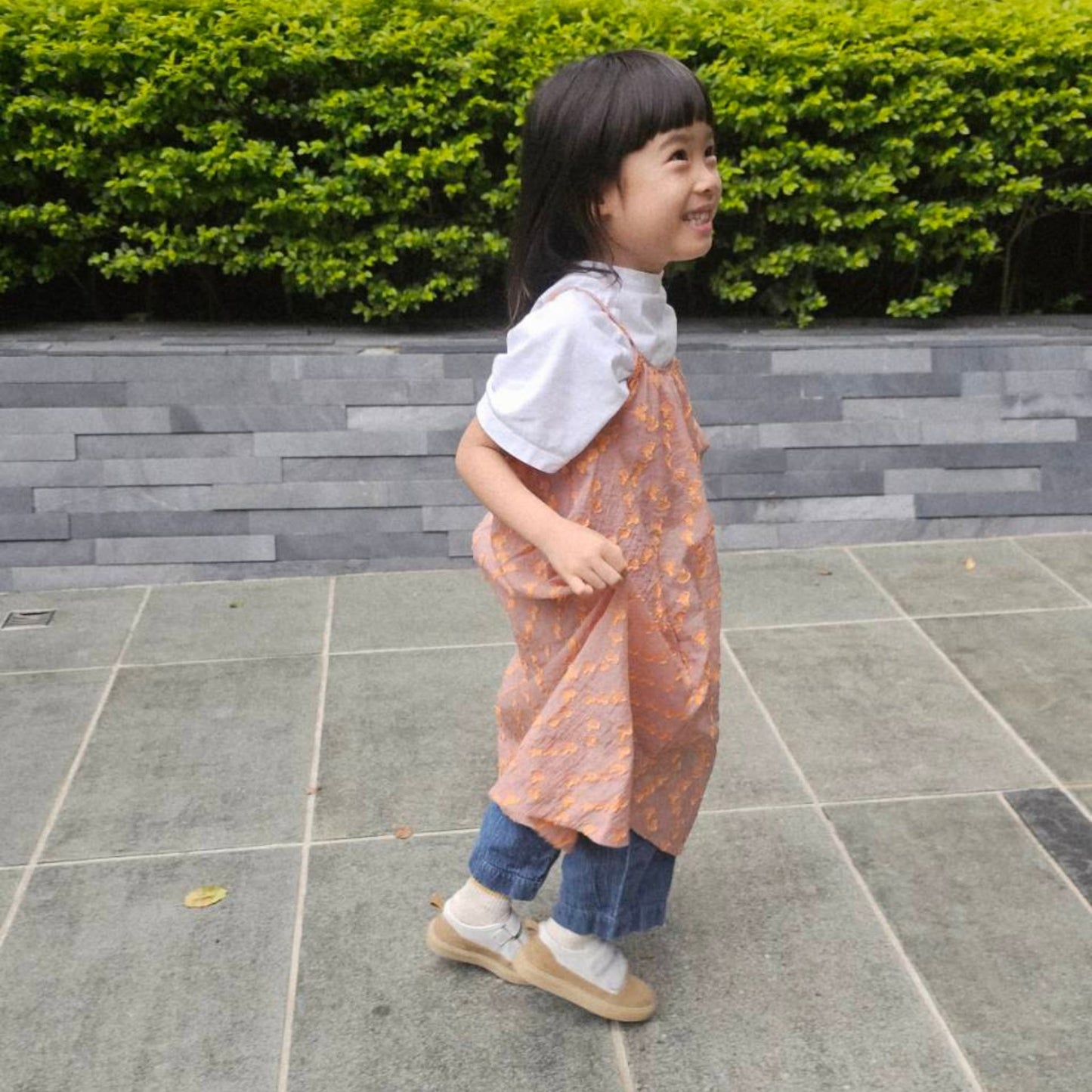 Studio Koter CLEO 立體點點透膚 A Line 洋裝/連身裙  ❘ 現貨尺寸: 2-3Y & 4-5Y (各最後一件)