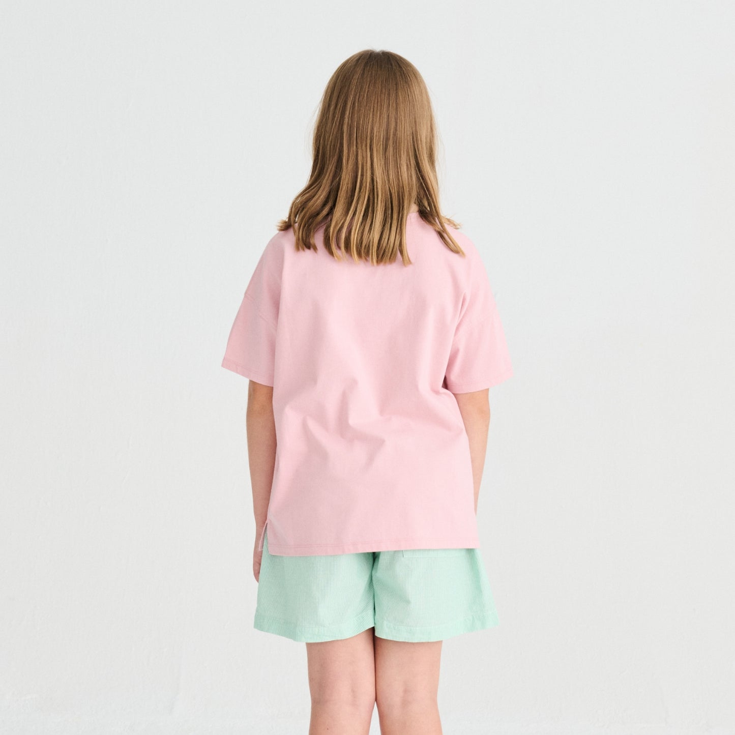 True Artist 100% 有機棉  Cameo Pink 短袖T-shirt ❘ 現貨尺寸: 4Y~9Y
