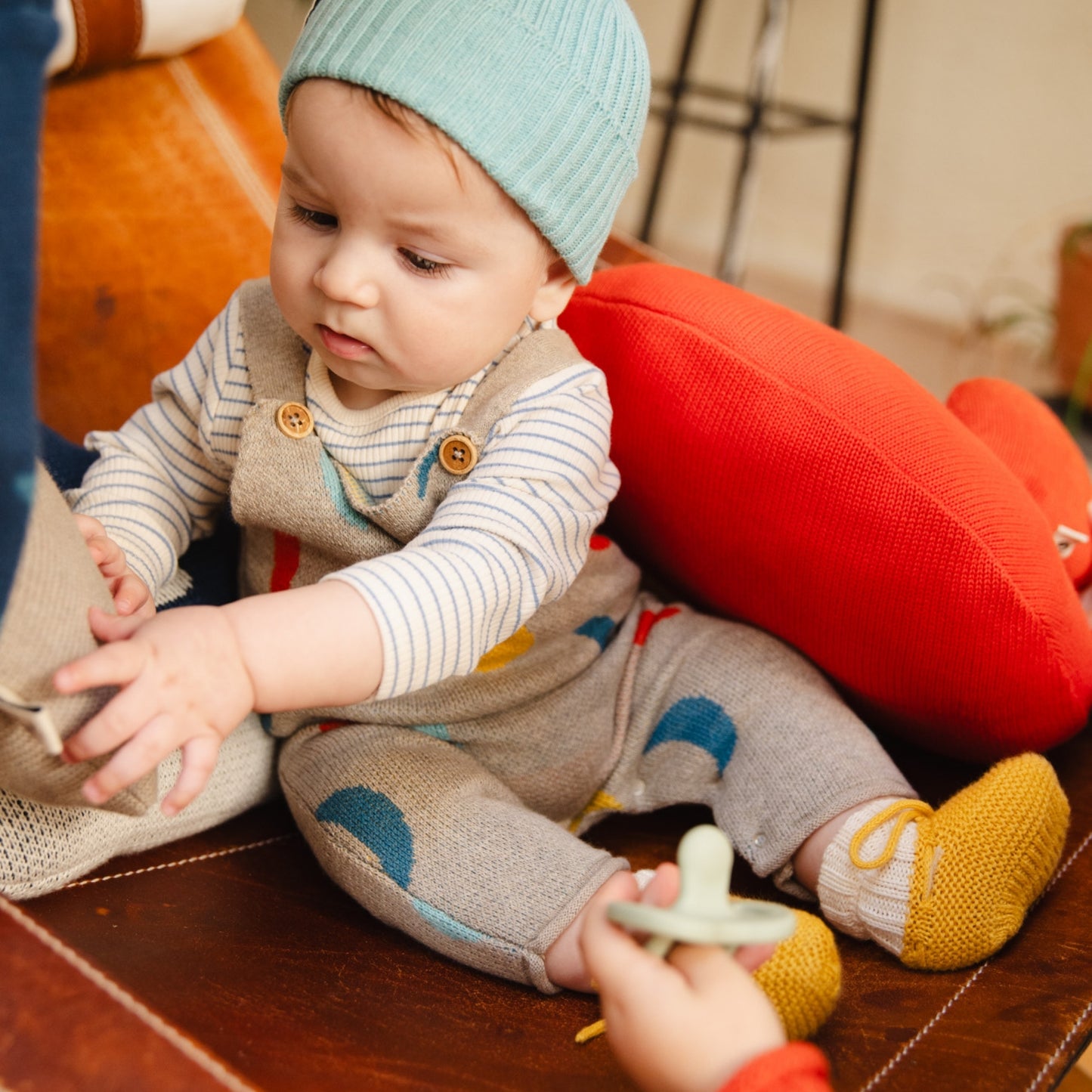 Bayiri 100%有機棉月亮吊帶褲 12M & 2Y