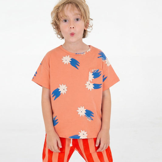 Lotiekids 100% 有機棉超多LUCKY STARS 短袖 T-shirt ❘ 現貨尺寸: 2Y~7Y