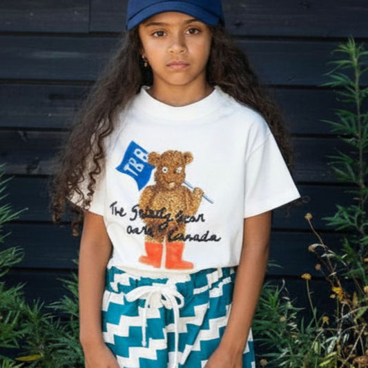 Tom&Boy 100% 純棉 GRIZZLY BEAR 加拿大灰熊短 T ❘ 現貨尺寸: 4Y~8Y