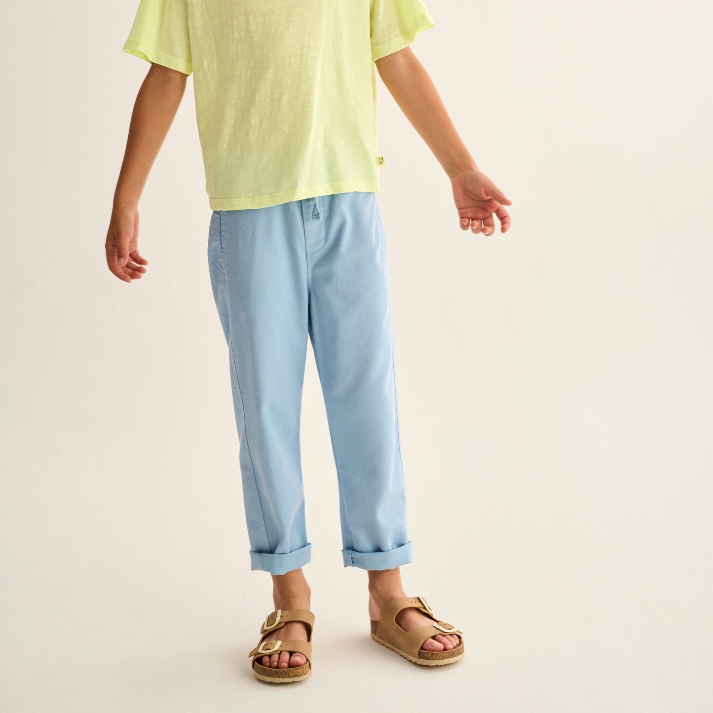 Cozmo 天絲&棉混紡長褲 - sky blue ❘ 現貨尺寸: 3Y~6Y