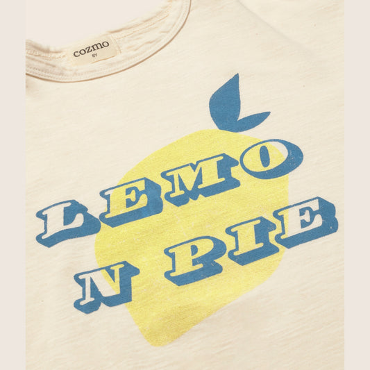 Cozmo 100%竹節棉短袖T-shirt - Lemon Pie ❘ 現貨尺寸: 3Y~8Y