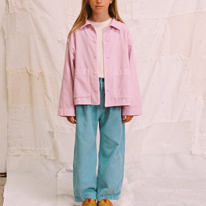 True Artist 100%純棉燈芯絨襯衫外套 Pink Blush 4Y~9Y