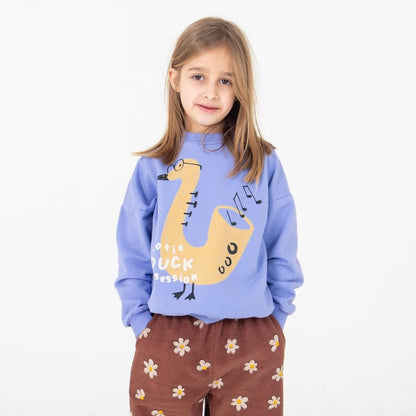 Lotiekids 有機棉鴨子音樂會長袖大學T  ❘ 現貨尺寸：2Y~7Y