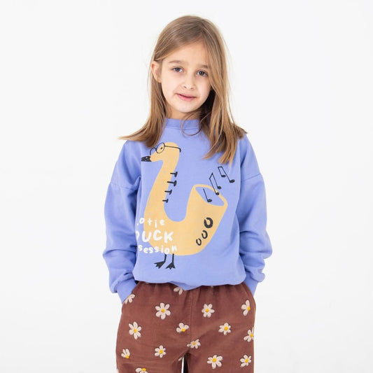 Lotiekids 有機棉鴨子音樂會長袖大學T  ❘ 現貨尺寸：2Y~7Y