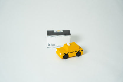 Kiko+& gg* 木製慣性動力齒輪玩具車 - NY Taxi