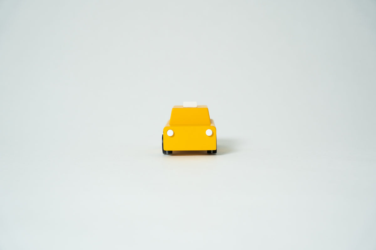 Kiko+& gg* 木製慣性動力齒輪玩具車 - NY Taxi