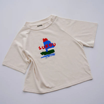 Sukou 純棉短袖T-shirt - Sail away 4Y (最後一件)