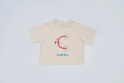 Sukou 純棉設計短袖T-shirt -Cycle