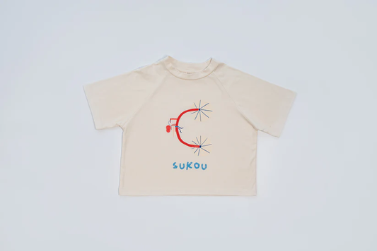 Sukou 純棉設計短袖T-shirt -Cycle