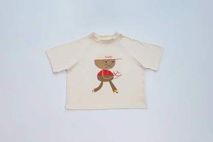 Sukou 純棉設計短袖T-shirt - AppleMan