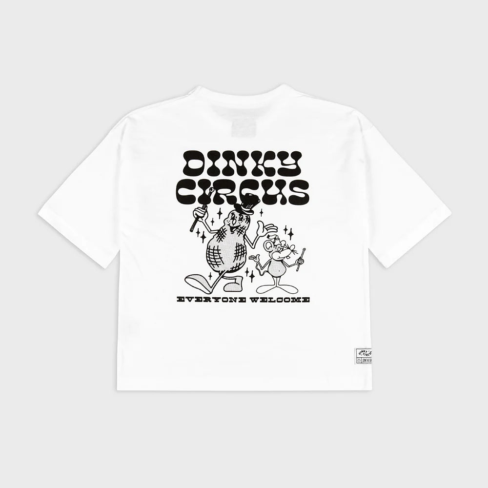 Dinky Circus EVERYBODY WELCOME 寬鬆短袖 t-shirt  ❘ 現貨尺寸: 2Y~7Y