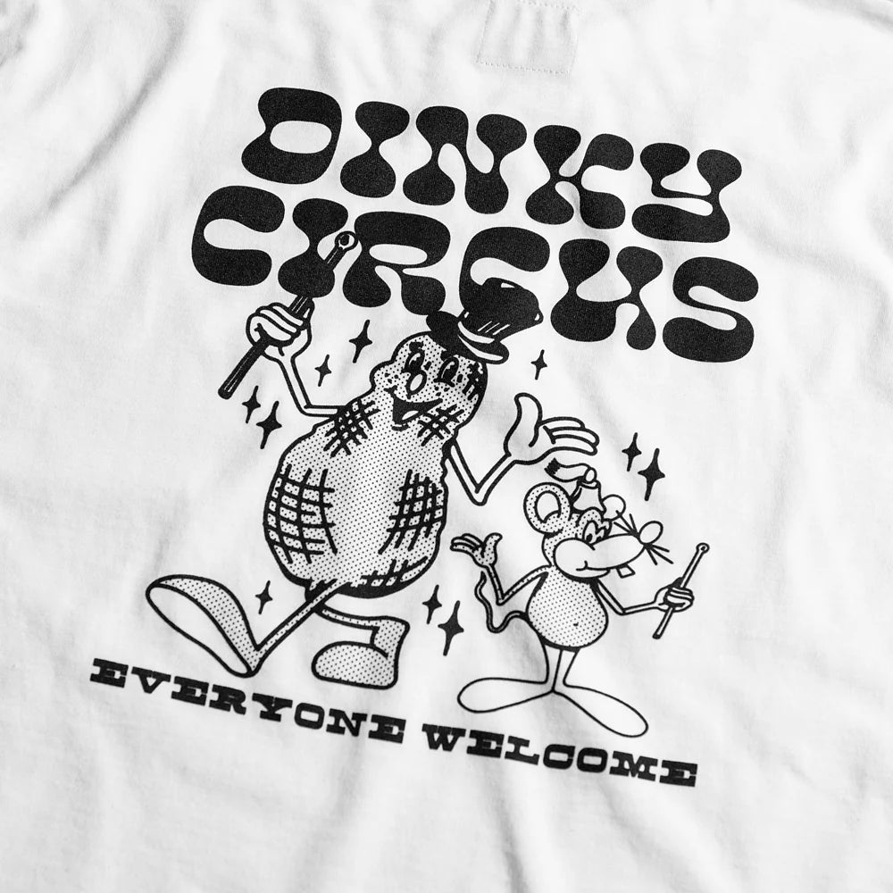 Dinky Circus EVERYBODY WELCOME 寬鬆短袖 t-shirt  ❘ 現貨尺寸: 2Y~7Y