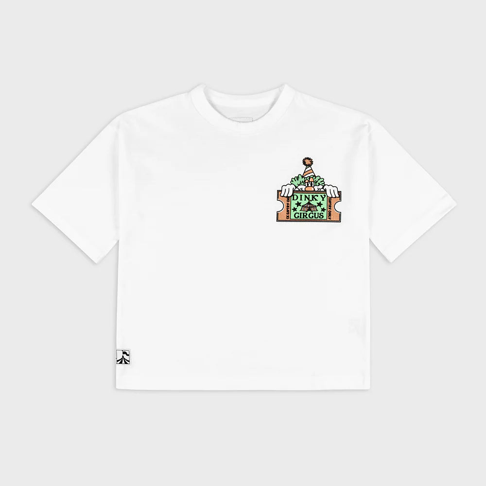 Dinky Circus 博覽會門票印花寬鬆短袖 T-shirt  ❘ 現貨尺寸: 2Y~7Y