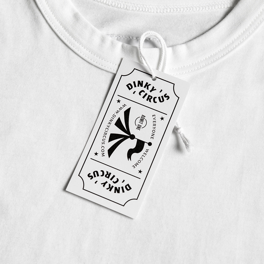 Dinky Circus 博覽會門票印花寬鬆短袖 T-shirt  ❘ 現貨尺寸: 2Y~7Y