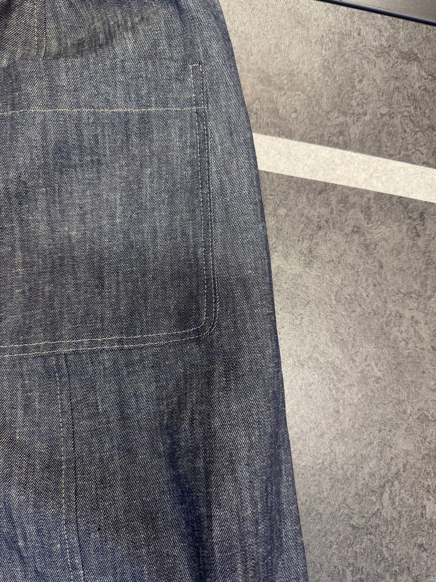 Studio Koter MANU 大人款 Indigo 棉麻繭型褲 現貨尺寸: S