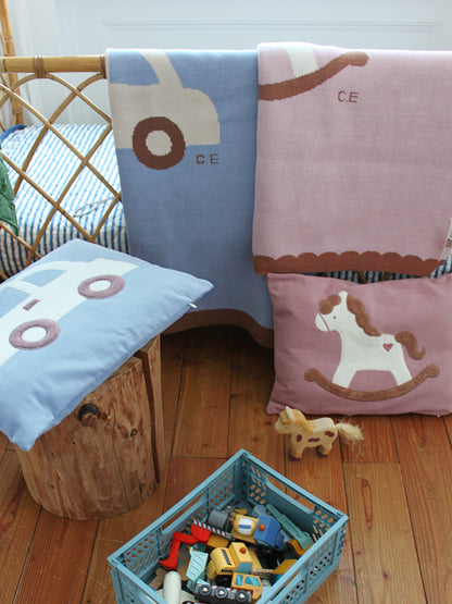 (預購商品) Creme enfant 復古童話刺繡靠墊 / 抱枕 -Amang