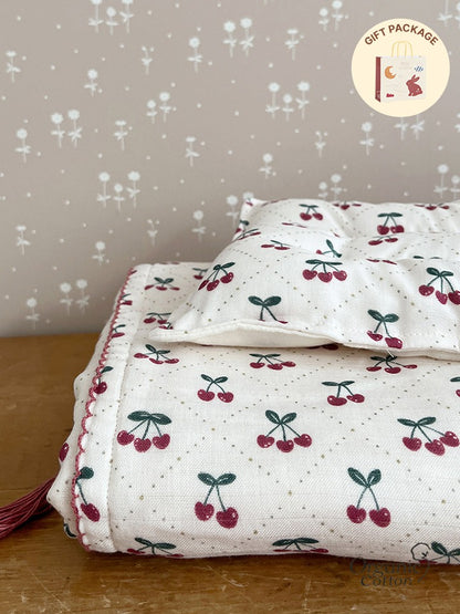 (預購商品) Creme enfant 棉 x 莫代爾枕頭＋萬用毯尊榮禮盒組 - Betty