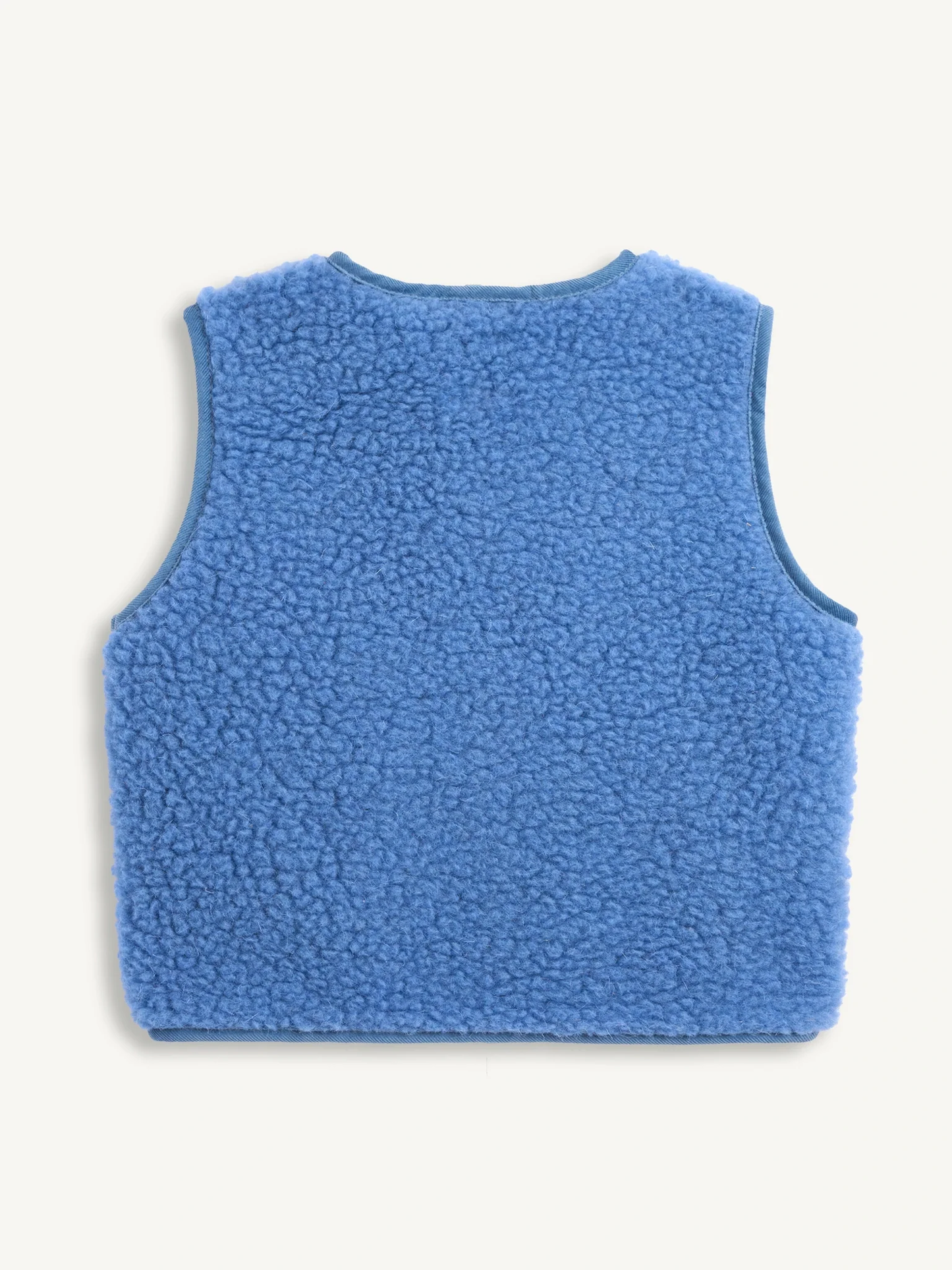 (預購) Happymess 100%美麗諾羊毛背心外套 - Kids in  ice blue (1Y~12Y)