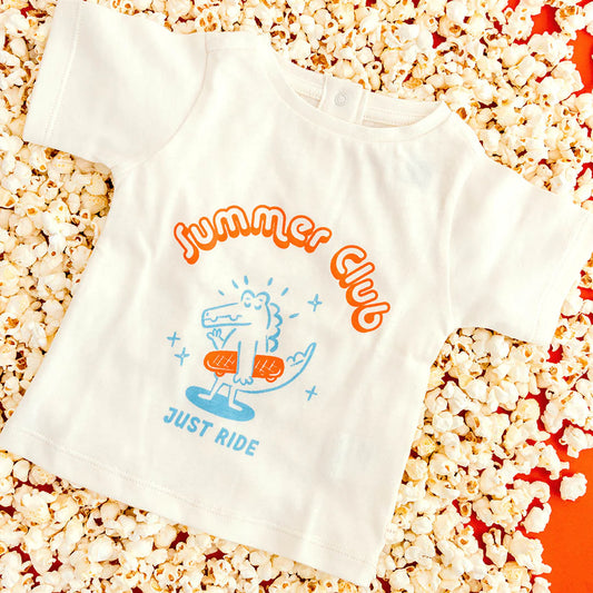 Les Petites Choses 100%有機棉經典短袖 T-shirt ( Summer Club)  ❘ 現貨尺寸: 12M ~3Y